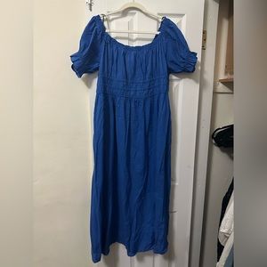 Milkmaid dress midi/maxi